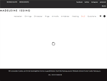 Tablet Screenshot of madeleine-issing.com